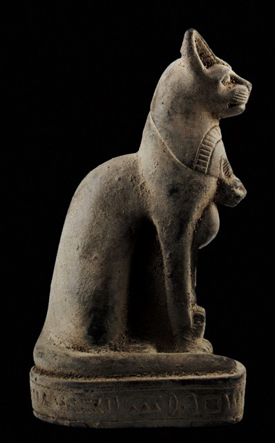 Pharaonic Ancient Egyptian Antique Cat Bastet Statue 1854-1658 BC 